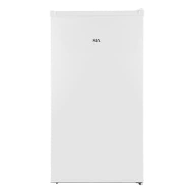 SIA SFR44WE 83L White Freestanding Under Counter Fridge With Chiller 2 Glass Shelves, Interior Light, E Energy Rating, 2 Year Manufacturer Warranty