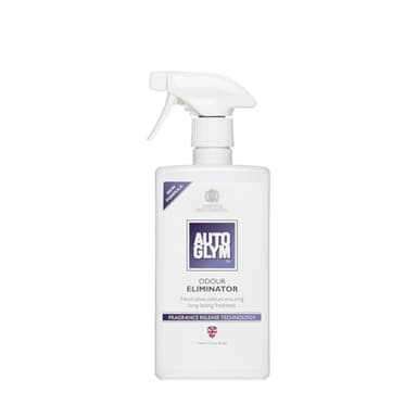 Autoglym Odour Eliminator, 500ml Car Air Freshener Spray with Rejuvenating Technology for Long Lasting Freshness on Carpets, Trim and Fabric, white
