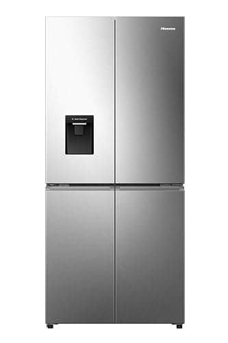 Hisense American Fridge Freezer - Stainless Steel - E Rated