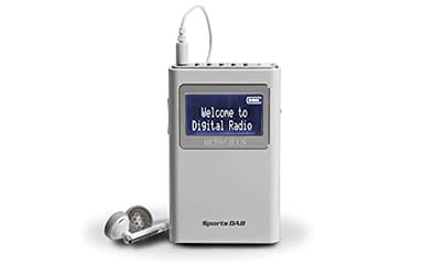 Roberts SPORTS DAB5 Personal DAB/FM/AM Radio, White