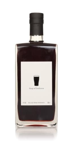 Harp of Darkness - Black Irish Whiskey | 70cl, 41.1% ABV | Perfect with a Creamy Pint of Stout | Notes of Treacle Toffee, Coffee, Roasted Malt and Molasses