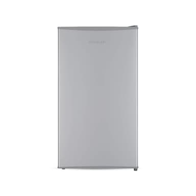 Cookology UCIF93BK Freestanding under counter Fridge in Silver - 93 Litre Capacity - Adjustable Temperature Control & Legs - With Chiller Box