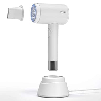 LYLUX Cordless Hair Dryer-Rechargeable Battery Hair Dryers-Low-Heat Hair Care Blow Dryer-Portable Wireless Hairdryer for Camping Travel Blackout-110,000 RPM Brushless Motor-88W Fast Charging