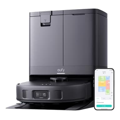 eufy X10 Pro Omni Robot Vacuum Cleaner with Dual Mop, All-in-One Station, 8,000Pa Powerful Suction, AI Obstacle Avoidance, Auto Mop Washing/Air-Drying/Emptying/Refilling