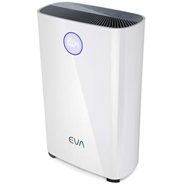 EVA Alto four Air Purifier, Ultra Silent 17dB, True HEPA 99.97% Allergen, Smoke, Pet Dander, Dust, Pollen Removal, Active Carbon - 55m² Multi-Room Coverage