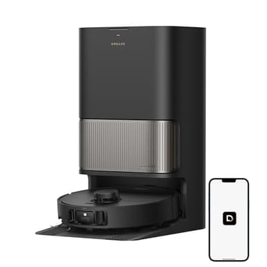 dreame L40s Pro Ultra Robot Vacuum Cleaner, 19,000Pa Suction, Mop Self-Cleaning, 100% Detangling DuoBrush, Extending Mops and Side Brush for Full Coverage, Avoids 180+ Objects, APP&Voice Control