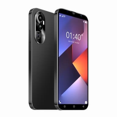 JoyHandy SIM free Unlocked Mobile Phone, 5.0" Android Phone, 16GB(up to 128GB), Dual Camera, 2G Dual SIM Free Unlocked, WIFI/Bluetooth/Face ID Cheap Phone (R10-Black)