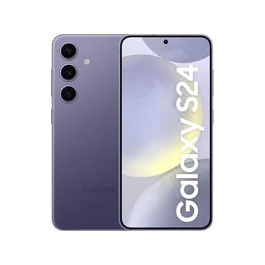 Samsung Galaxy S24, AI Android Smartphone, 8GB RAM, 128GB Storage, 50MP Camera, Long Battery Life, Cobalt Violet, 3 Year Manufacturer Extended Warranty (UK Version)