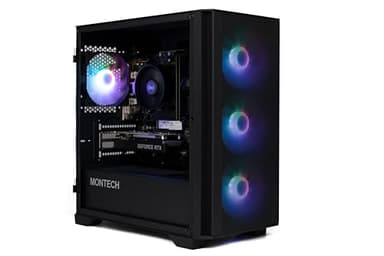 MW Gaming PC Air 5 • Ryzen 5 5500 • RTX 3050 6GB DDR6 • 16GB 3200MHz DDR4 • 1TB NVME SSD • 500W PSU Bronze Rated • Black Mesh RGB Gaming PC • WiFi • Windows 11