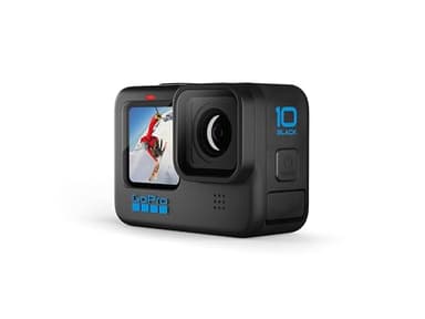 GoPro HERO10 Black Bundle - Includes HERO10 Black Camera, The Handler (Floating Hand Grip), Rechargeable Battery