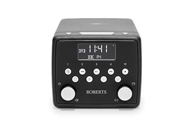 Roberts SOUND49 FM/DAB/DAB+ Digital Radio with Bluetooth, Alarms and CD Player, black
