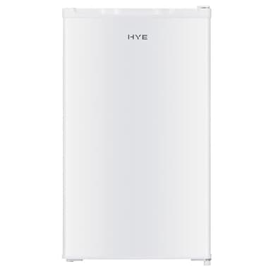 HYE 48cm Under Counter Larder Fridge with Ice Box – Slimline Freestanding Refrigerator, 81L Compact Design with Freezer Drawer, Quiet 40dB White Unit – RF01UCFF81W01 [2025]