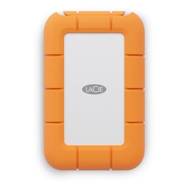 LaCie Rugged Mini SSD 4TB — shock‑resistant, USB‑C Portable External SSD, for Mac & Windows — Rescue Data Recovery included