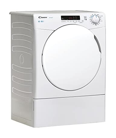 Candy CSEV9DF 9KG Vented Tumble Dryer, White, White Door