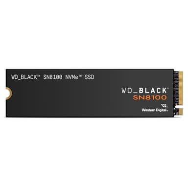 WD_BLACK SN8100 2TB PCIe 5.0x4 NVMe M.2 SSD, up to 14,900MB/s read speed, up to 14,000MB/s write speed, Next Gen TLC 3D NAND