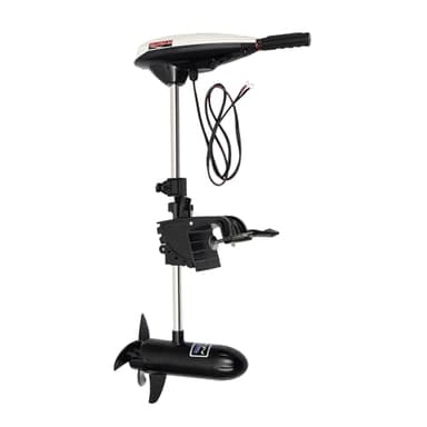 Fridgestea 65 LBS Thrust Electric Outboard Motor, 12V Electric Trolling Motor, Boat Engine, Retractable Shaft for Inflatable Boats, Fishing Boats, Dinghies, Kayaks