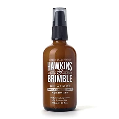Hawkins & Brimble Energising Men’s Face Moisturiser, Sensitive Skin Moisturiser for Men with Natural Ingredients, Hydrating Moisturiser for Dry Skin, Men’s Moisturiser with No Parabens/Animal Testing