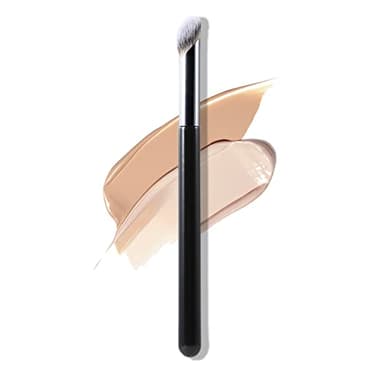 Erinde Angled Concealer Makeup Brush Under Eye, Slanted Oval Top Nose Contour Brush, Professional Contour Concealer Brush for Blending Liquid, Cream or Flawless Powder Cosmetics