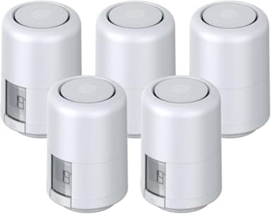 Hive Thermostatic Radiator Valve (TRV) 5 Pack, White, 15mm Heads Only