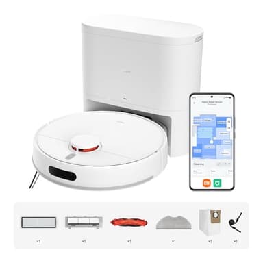 XIAOMI H40 Self-Emptying Robot Vacuum with Mop, Up to 90 Days Freedom from Maintenance, Powerful 10000Pa Suction, LDS Navigation,Anti-Tangle System, App and Voice Control