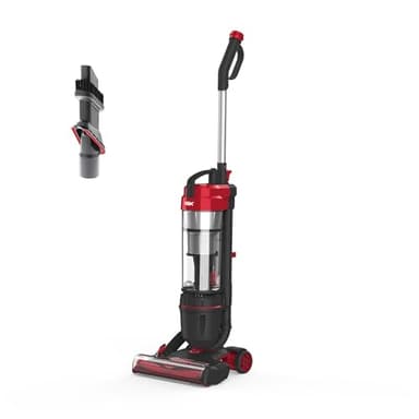 Vax Mach Air Revive Corded Upright Bagless Vacuum Cleaner, Lightweight, Handheld Tool Attachments for Hair, Car, Upholstery, Bed, Mattress, Home cleaning, 820W, 4.9kg, Red, UCA2GEV1