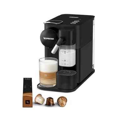 De'Longhi Lattissima One Evo Automatic Coffee Maker, Single-Serve Capsule Coffee Machine, Automatic frothed milk, Cappuccino and Latte, EN510.B, 1450W, Black