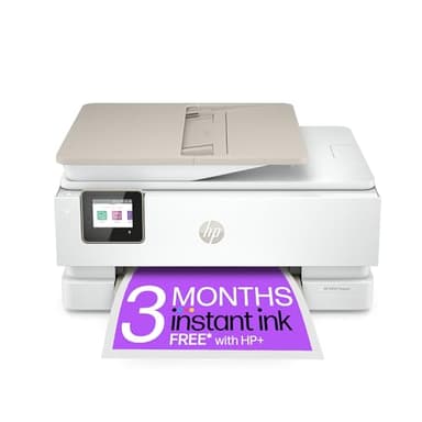 HP ENVY Inspire 7920e All-in-One Wireless Colour Printer | 3 months free Instant Ink | 35-page Automatic Document Feeder | White