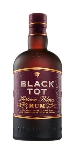 Black Tot Historic Solera Rum | 70cl | 46.2% | Notes of Dark Fruit, Coffee, and Chocolate | Perfect for Gifting