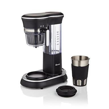 Swan SK65010N Stainless Steel Bean to Cup Coffee Machine with Travel Mug and Touch Control, 1100W, Black