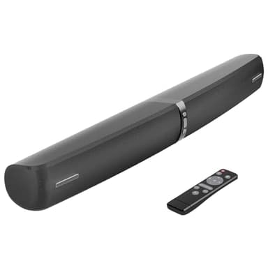 Soundbar for TV, 2-in-1 Detachable Tower Speakers with Bluetooth 5.3/ARC/Optical/AUX Connection – Wall Mountable Home Cinema Sound Bar with Surround Sound System for PC/Gaming/Projectors (Black)