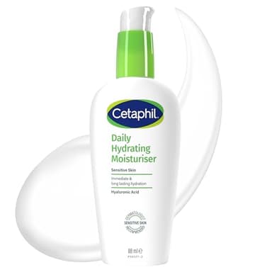 Cetaphil Daily Hydrating Face Moisturiser, 88ml, For Sensitive Skin, With Hyaluronic Acid, Packaging May Vary