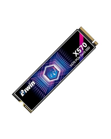 BIWIN Black Opal X570 Gen5 SSD 2TB, M.2 2280 PCIe 5.0 NVMe 2.0, Up to 14500 MB/s, Microsoft Directstorage Internal Solid State Drive for Desktop & Laptop AI PC