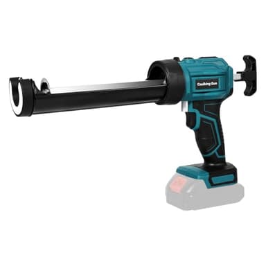 Electric Silicone Gun for M-Akita 18V Battery,Caulking Gun with LED Lights,300ml Cartridges,Up to 6500N,4 Speed,Anti-Drip,Cordless Glue Gun Tool for Sealing,Sealant (Without Battery)