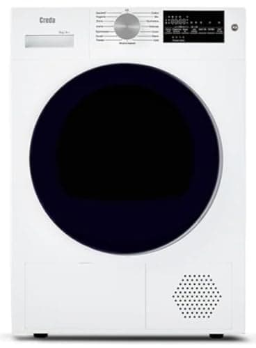 Creda CRDHP9W 9KG Load Capacity A++ - White - Sensor Dry - 15 Programmes - Quick40'- Delay Timer - Heat Pump Dry Condenser Freestanding Tumble Dryer - Height x Width x Depth (cm) 86x60x66