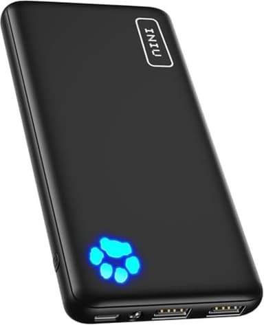 INIU Power Bank, Portable Charger 10000mAh Slimmest & Lightest High-Speed USB C Input & Output, PowerBank Triple 3A Phone Battery Pack for iPhone 17 16 15 14 Plus Pro Max Mini Samsung Xiaomi iPad