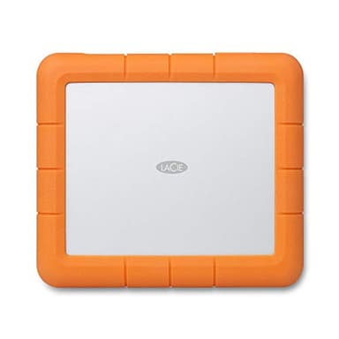 LaCie Rugged RAID Shuttle 8TB, Portable External Hard Drive, USB-C, PC Mac iPad & iPhone, Data Rescue Service (STHT8000800)