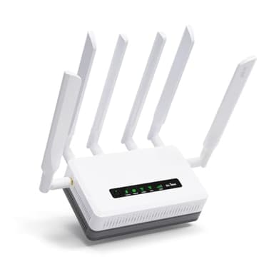 GL.iNet GL-XE3000 (Puli AX) 5G Router with SIM Card Slot, Dual SIM Cellular Router, Wi-Fi 6, 6400mAh Battery, Multi-WAN, VPN, OpenWrt, Secure 5G Routers for Office, Retail, Events, Remote Work