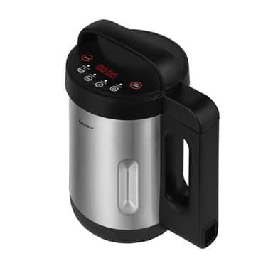Innoteck Kitchen Pro 1.6L Soup Maker with Stainless Steel Jug - Ideal for Smooth, chunky Soup or Healthy Smoothie - 4 Pre-Set Functions Setting - Digital Timer Display - Auto Memory Function - 1000W