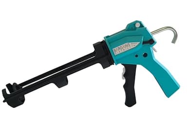 Bargains District Dual Mode Caulking Gun - Drip-Free & Conventional, 10:1 Thrust 1350N, 360° Rotating Holder Built-In Cutter for 230mm/310ml Cartridges, Silicone, Adhesives, Construction, Sealant, DIY