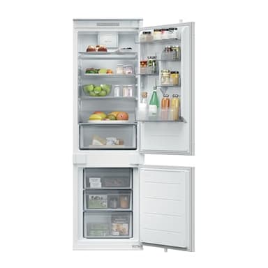 Hoover H-Fridge 400 Integrated Fridge Freezer, E Rated, Low Frost, hOn App Connectivity, 268L Total Capacity, White, 54x55x177 cm - HONBQL3518EVK-UK