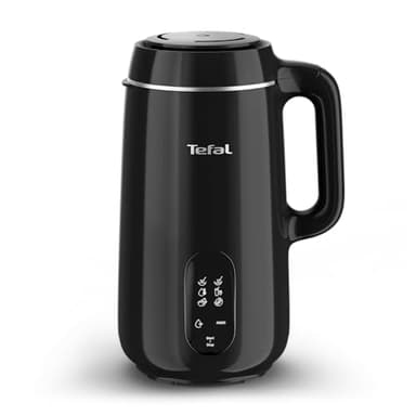Tefal MultiSoup Soup Maker, 6 Auto Programs, 1L Capacity, Smooth Soups, Chunky Soups, Smoothies, Hot recipes, 4 People, Auto Cleaning Function, Cleaning Brush, Measuring Cup, Glossy black, BL5628G0