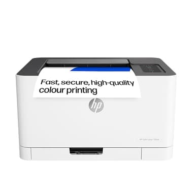 HP Colour Laser 150nw Wireless Printer | White | Easy mobile printing with the Smart app | World’s smallest colour laser in its class | USB 2.0 high speed connectivity | Speeds up to 18/4 ppm in A4