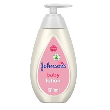 Johnson's Baby Lotion (1 x 500 ml) Nourishing and Hypoallergenic Baby Body Lotion for Delicate Skin with Coconut Oil for 24h Moisture Protection