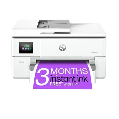 HP OfficeJet Pro 9720e Wide Format All-in-One Printer | Colour | Printer for Small Office | Wireless | Print, Scan, ADF | 3 months free Instant Ink | Up To 3 Years Warranty