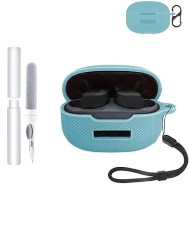 Silicone Protective Case for Raycon Everyday Earbuds(2024 Edition) Earbuds - Durable and Eco-Friendly Bluetooth Earphone Cover with Precise Holes - Shock-proof, Comfortable Touch - Green