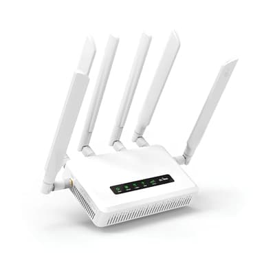 GL.iNet GL-X3000 (Spitz AX) 5G Router with Sim Slot for Modem, Cellular Gateway VPN Router, Wi-Fi 6 Wireless SIm Card Routers, Multi-WAN, Detachable Antennas, Access Point, Dual-SIM, Secure Internet