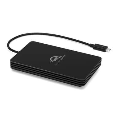 OWC Envoy 4TB Ultra Thunderbolt 5 Portable SSD Enclosure External Drive, Ultra Fast with TB5 Transfer Rates Over 6000MB/s, TB3, TB4 and USB4 Compatible, Works with Mac and PC (4TB)