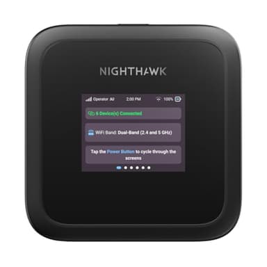NETGEAR Nighthawk M3 – 5G Mobile Router with WiFi 6, up to 2.5Gbps - Sim Slot Unlocked - Portable WiFi Hotspot for Personal/Business - 5G & 4G MiFi - AX3600 WiFi 6, up to 32 Devices (MH3150)