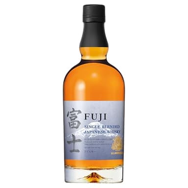 Fuji Single Blended Japanese Whisky by Kirin – Single Distillery Blend of Malt & Grain from Fuji-Gotemba at the Foot, Ex-Bourbon Cask Matured, 70cl, 43% ABV – Sipping