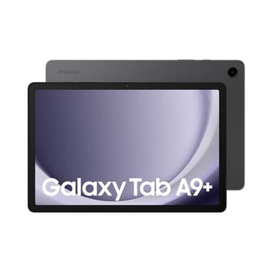 Samsung Galaxy Tab A9+ Android Tablet, 64GB Storage, Large Display, 3D Sound, Graphite, 3 Year Samsung Extended Warranty (UK Version)